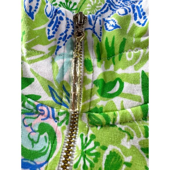 Lilly Pulitzer Skipper Popover UPF 50+ M Multi Cheek to Cheek 1/4 Zip Pullover - Picture 6 of 9